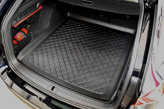 LITE Kofferraumwanne für Skoda Octavia III Kombi (5E) 5.2013-5.2020 + für Octavia IV Kombi 6.2020- /  für Modelle MIT Varioboden in höchster Position