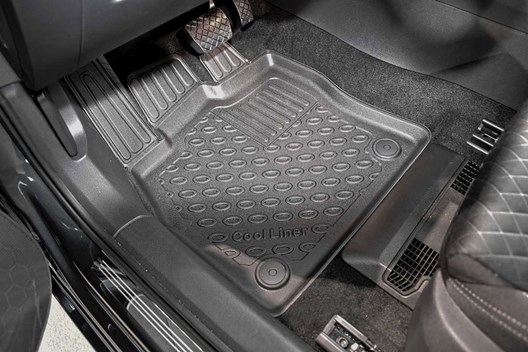 Premium Fußraumschalen für Skoda Superb III (3V) 5.2015- (auch Facelift 2020-) / für Superb iV Plug-in-Hybrid 2020-