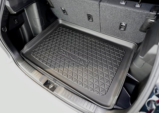Premium Kofferraumwanne für Suzuki Vitara Modell 2015 (Facelift) 2019-3.2020 / für Suzuki Vitara Hybrid 1.2020- / FÜR MODELLE MIT VARIOBODEN - AUF HÖCHSTER EBENE