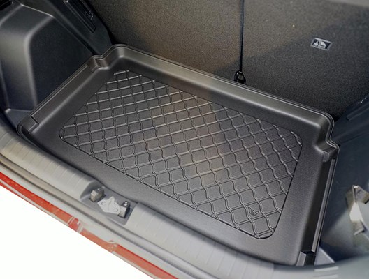 LITE Kofferraumwanne für Hyundai i20 III (BC3) 10.2020- / FÜR MODELLE OHNE DOPPELTEN LADEBODEN (= VERTIEFTE LADEFLÄCHE)