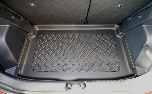 LITE Kofferraumwanne für Hyundai i20 III (BC3) 10.2020- / FÜR MODELLE OHNE DOPPELTEN LADEBODEN (= VERTIEFTE LADEFLÄCHE)