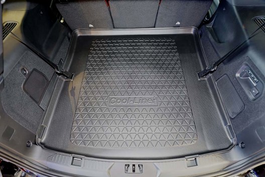 Premium Kofferraumwanne für Ford Explorer VI Plug-in-Hybrid 1.2020- / FÜR 7-SITZER MIT UMGELEGTER 3. REIHE