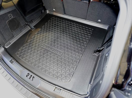 Premium Kofferraumwanne für Ford Explorer VI Plug-in-Hybrid 1.2020- / FÜR 7-SITZER MIT UMGELEGTER 3. REIHE