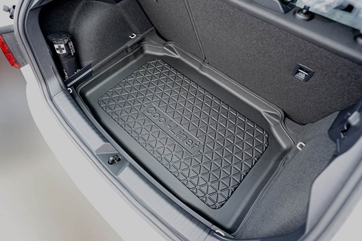 Premium Kofferraumwanne für Audi A1 (GB) Sportback 7.2018- / für Modelle OHNE Varioboden (= vertiefte Ladefläche)