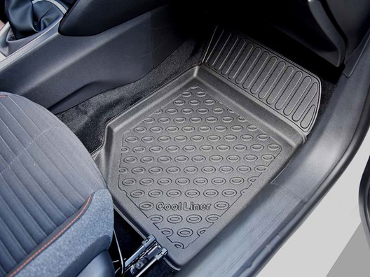 Premium Fußraumschalen für Opel Corsa F 6.2019- / für Opel Mokka B 2.2021- / für Peugeot 208 II 6.2019-