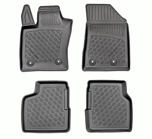 Premium Fußraumschalen für Jeep Compass II (MP) 4xe Plug-in-Hybrid 7.2020-