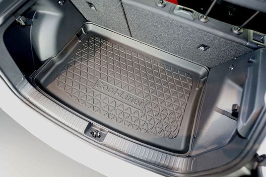 Premium Kofferraumwanne für Skoda Fabia IV 9.2021- / FÜR MODELLE MIT VARIOBODEN AUF HÖCHSTER EBENE