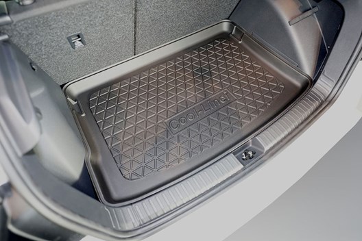 Premium Kofferraumwanne für Skoda Fabia IV 9.2021- / FÜR MODELLE MIT VARIOBODEN AUF HÖCHSTER EBENE