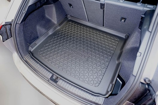 Premium Kofferraumwanne für Audi Q4 e-tron 6.2021- / FÜR MODELLE MIT DOPPELTEM LADEBODEN - AUF HÖCHSTER EBENE