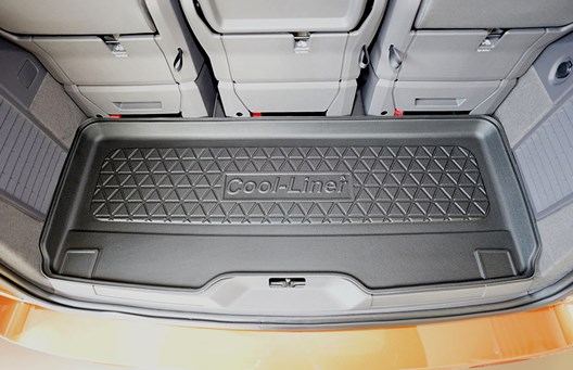 Premium Kofferraumwanne für VW T7 Multivan 10.2021- / für VW T7 Multivan eHybrid PHEV 10.2021- / FÜR MODELLE MIT KURZEM RADSTAND (L1) HINTER 3. SITZREIHE