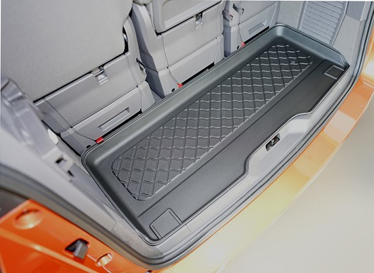 LITE Kofferraumwanne für VW T7 Multivan 10.2021- / für VW T7 Multivan eHybrid PHEV 10.2021- / FÜR MODELLE MIT KURZEM RADSTAND (L1) HINTER 3. SITZREIHE