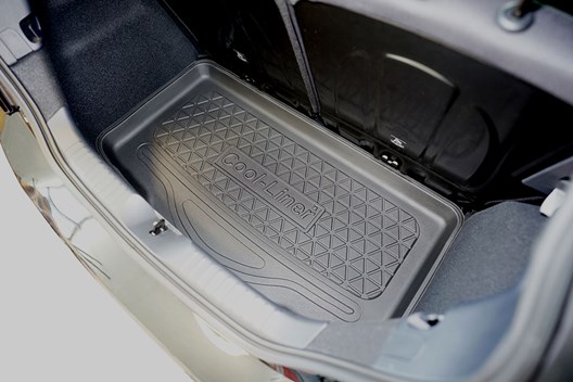 Premium Kofferraumwanne kompatibel mit Toyota Aygo X 4.2022- / FÜR MODELLE OHNE SUBWOOFER (JBL Premium-Soundsystem)