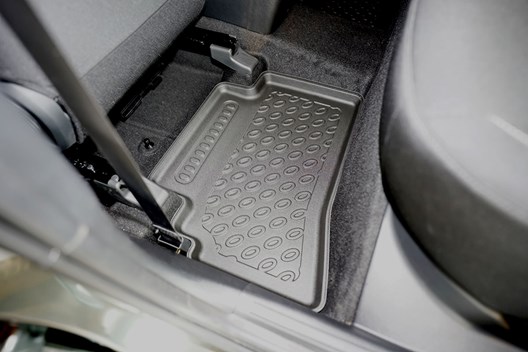 Premium Fußraumschalen für Hyundai Tucson III (NX4) / für Kia Sportage V (NQ5) / für Verbrenner, 48V Hybrid und Mild Hybrid