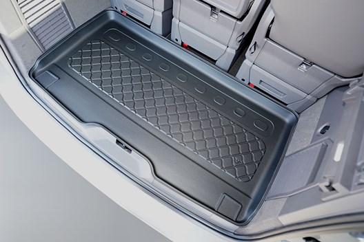 LITE Kofferraumwanne kompatibel mit VW T7 Multivan 10.2021- / für VW T7 Multivan eHybrid PHEV 10.2021- / FÜR MODELLE MIT LANGEM RADSTAND (L2) HINTER 3. SITZREIHE