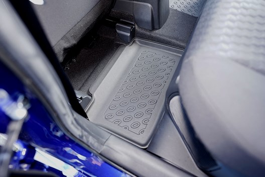 Premium Fußraumschalen für Toyota Yaris IV (XP21) Verbrenner 11.2020- / für Toyota Yaris IV (XP21) Hybrid 9.2020- / für Toyota Yaris Cross 9.2021- / für Mazda 2 Hybrid 3.2022-