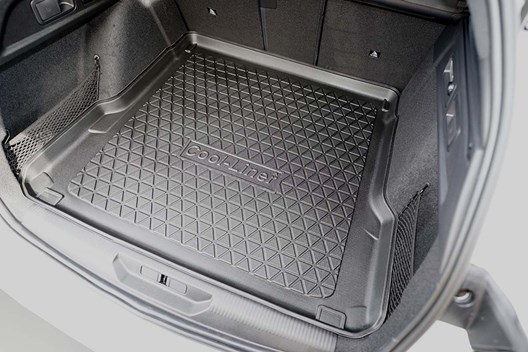 Premium Kofferraumwanne kompatibel mit Peugeot 308 SW III (P51) 12.2021- (auch Plug-in Hybrid) / kompatibel mit Opel Astra L Sports Tourer 1.2022- / FÜR Modelle MIT Varioboden (Flex Floor) auf höchster Ebene