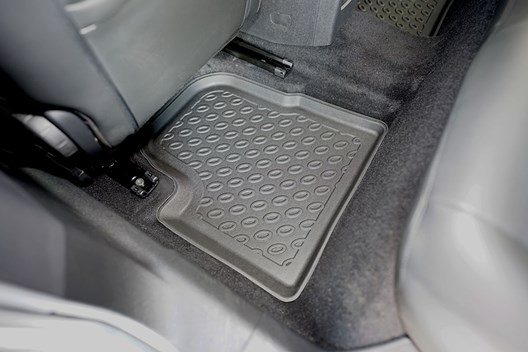 Premium Fußraumschalen kompatibel mit Peugeot 2008 II 1.2020- / kompatibel mit Citroen C4 III 12.2020- / kompatibel mit Citroen C4 X 10.2022- / jeweils NUR für Verbrenner-Modelle