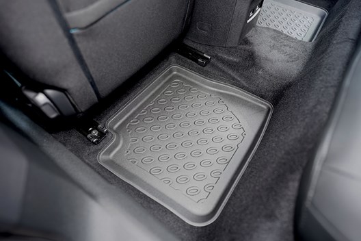 Premium Fußraumschalen kompatibel mit Peugeot e-2008 8.2020- / kompatibel mit Citroen e-C4 III 12.2020- / kompatibel mit Citroen e-C4 X 10.2022- / NUR für ELEKTRO-Modelle