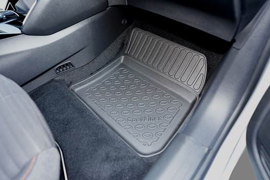 Premium Fußraumschalen kompatibel mit Peugeot e-2008 8.2020- / kompatibel mit Citroen e-C4 III 12.2020- / kompatibel mit Citroen e-C4 X 10.2022- / NUR für ELEKTRO-Modelle