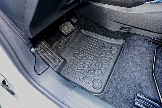 Premium Fußraumschalen kompatibel mit Peugeot e-2008 8.2020- / kompatibel mit Citroen e-C4 III 12.2020- / kompatibel mit Citroen e-C4 X 10.2022- / NUR für ELEKTRO-Modelle