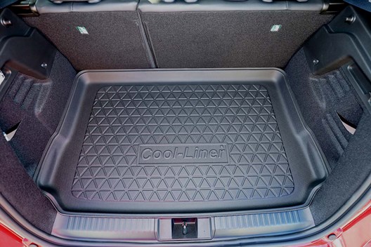 Premium Kofferraumwanne kompatibel mit für Renault Captur II E-Tech Voll-Hybrid 8.2022- / für Modelle mit Varioboden auf höchster Ebene