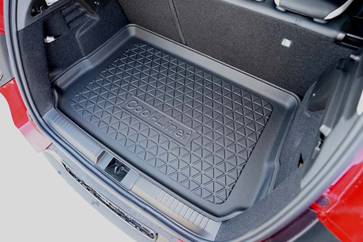 Premium Kofferraumwanne kompatibel mit für Renault Captur II E-Tech Voll-Hybrid 8.2022- / für Modelle mit Varioboden auf höchster Ebene
