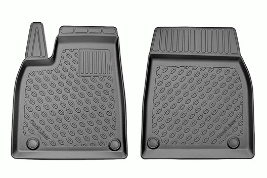 Premium Fußraumschalen 9002772110308 kompatibel mit Tesla Model X Facelift 1.2021- / 2-teiliges Set für Fahrer- und Beifahrerseite