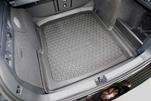 Premium Kofferraumwanne für Skoda Superb IV Combi (Verbrenner, MHEV) 11.23- / FÜR MODELLE OHNE VARIOBODEN (=vertiefte Ladefläche) - NICHT für Plug-in Hybrid