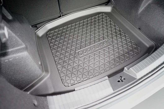 Kofferraumwanne für Dacia Duster III 6.2024- / für MODELLE OHNE VARIOBODEN (vertiefte Ladefläche)