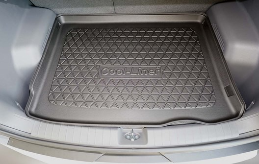 Premium Kofferraumwanne kompatibel mit Kia EV3 11.2024- / für Modelle mit Varioboden auf oberster Position